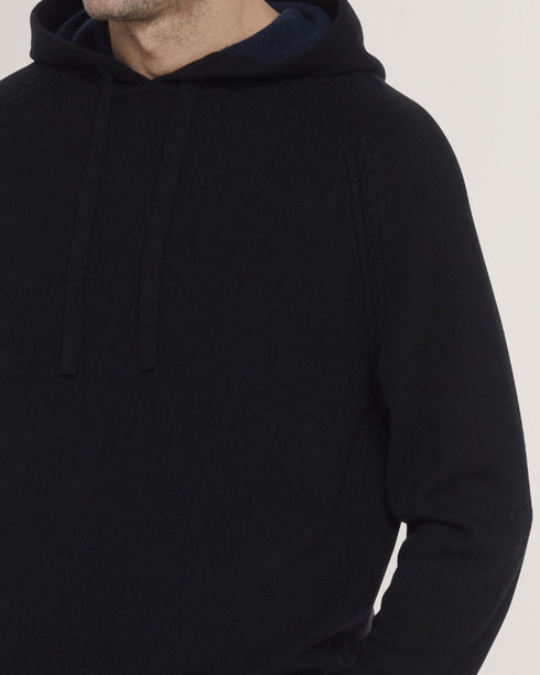 HAUXTON-Knitwear-Regular Cashmere Hoodie- Ted Baker Romania